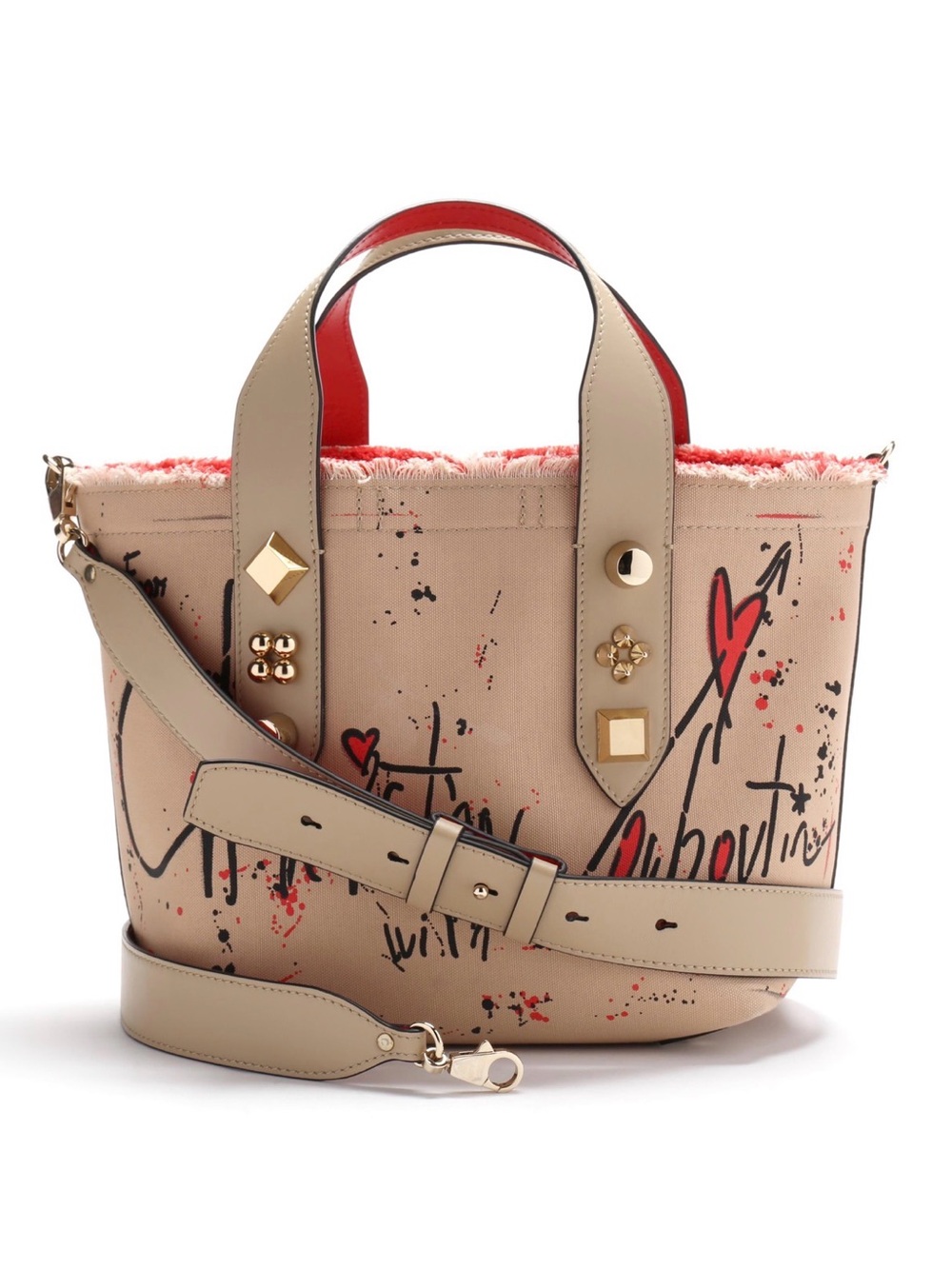 Christian Louboutin Frangibus small canvas tote - Picture 2 of 11